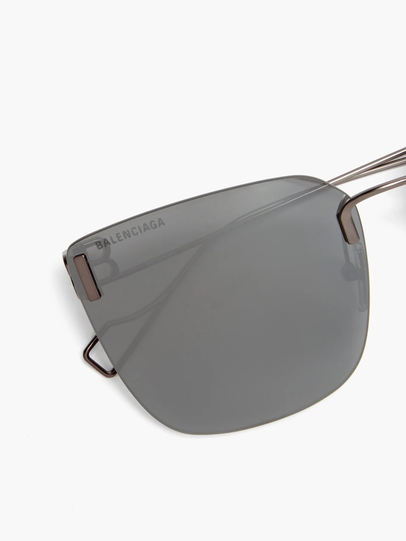 Square metal sunglasses - 2