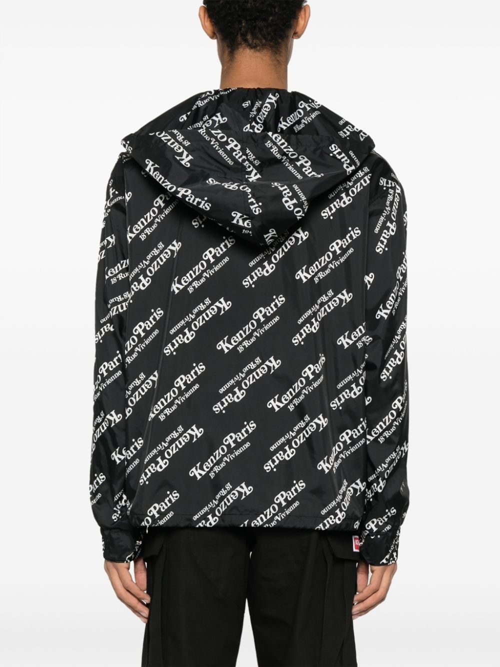 x Verdy logo-print hooded windbreaker - 4
