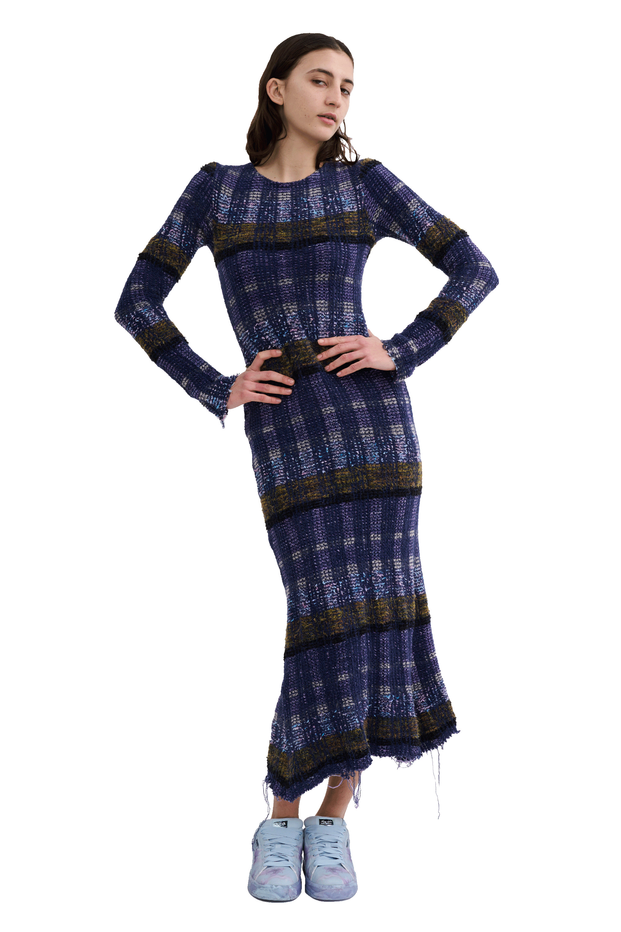 VITELLI PURPLE PLAID YURI DRESS - 2