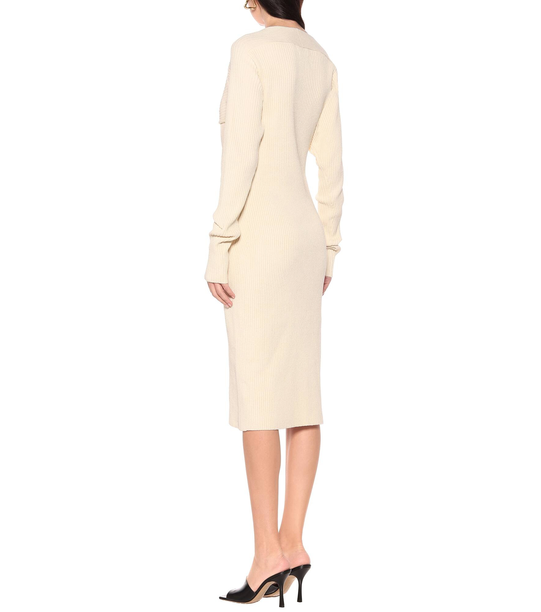 Knit midi dress - 3