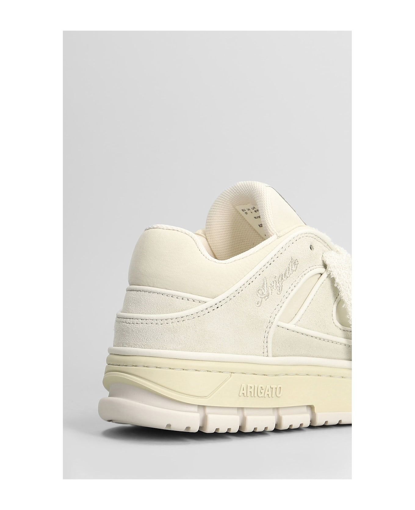 Area Lo Sneaker Sneakers In Beige Suede And Leather - 5