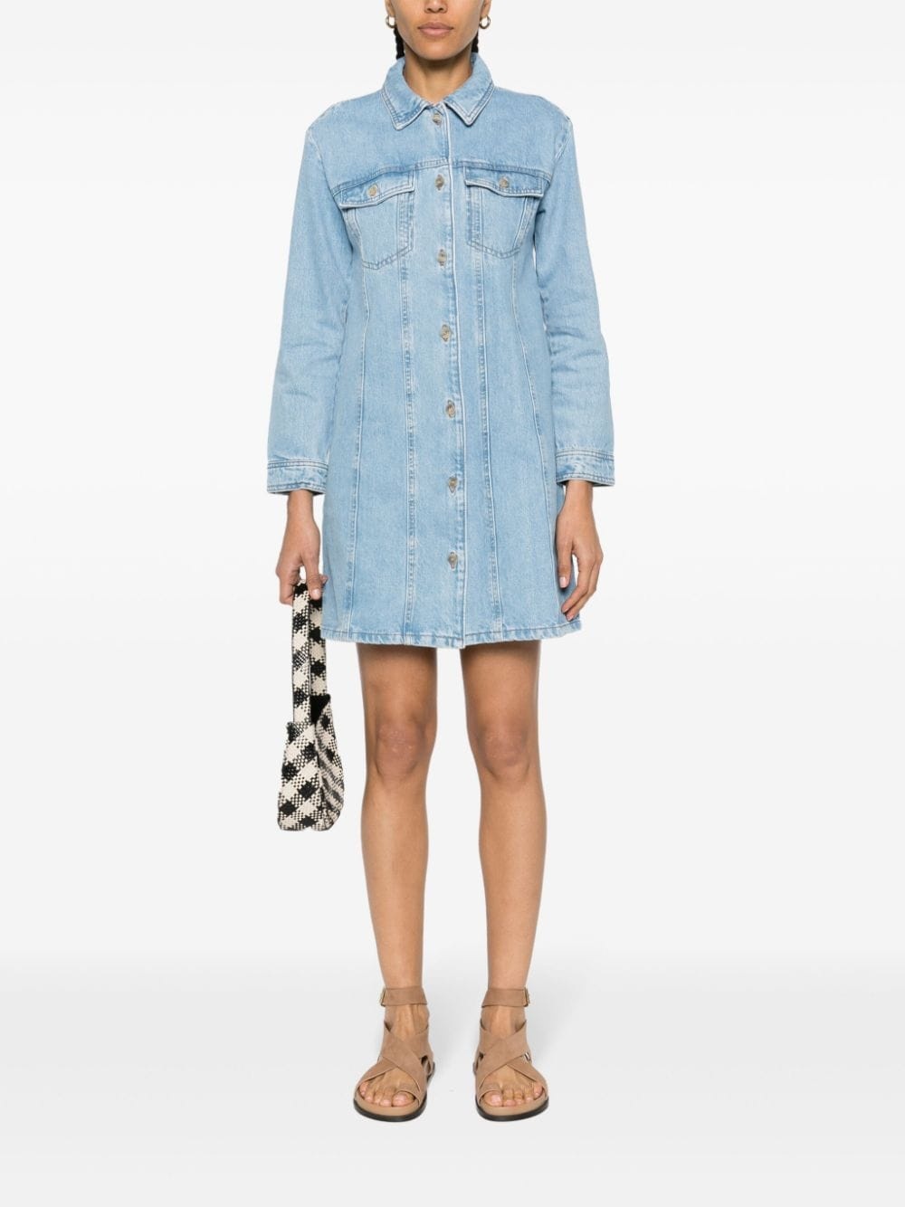 Alpine denim minidress - 2