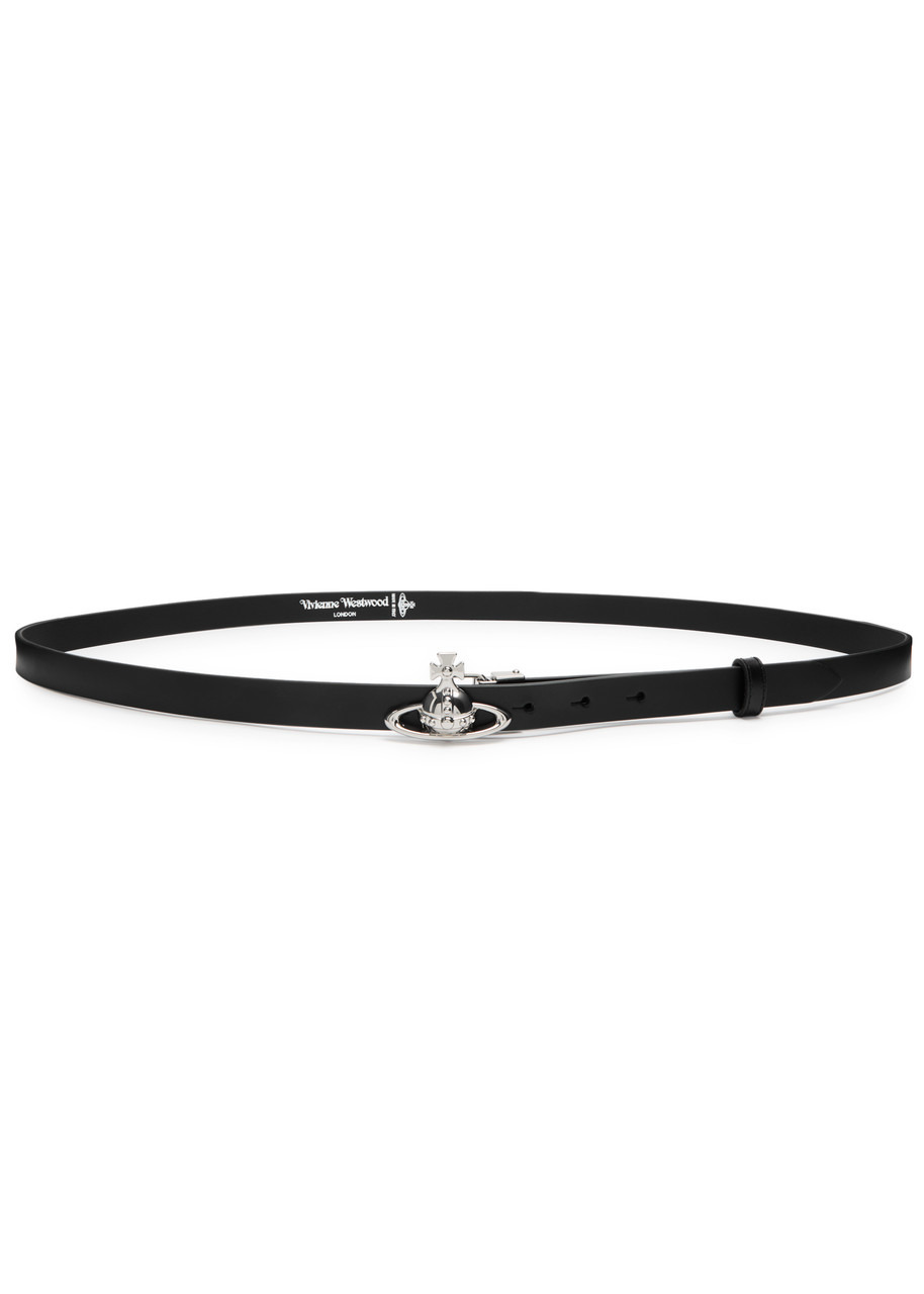 Vivienne Westwood Orb Small Leather Belt - 1