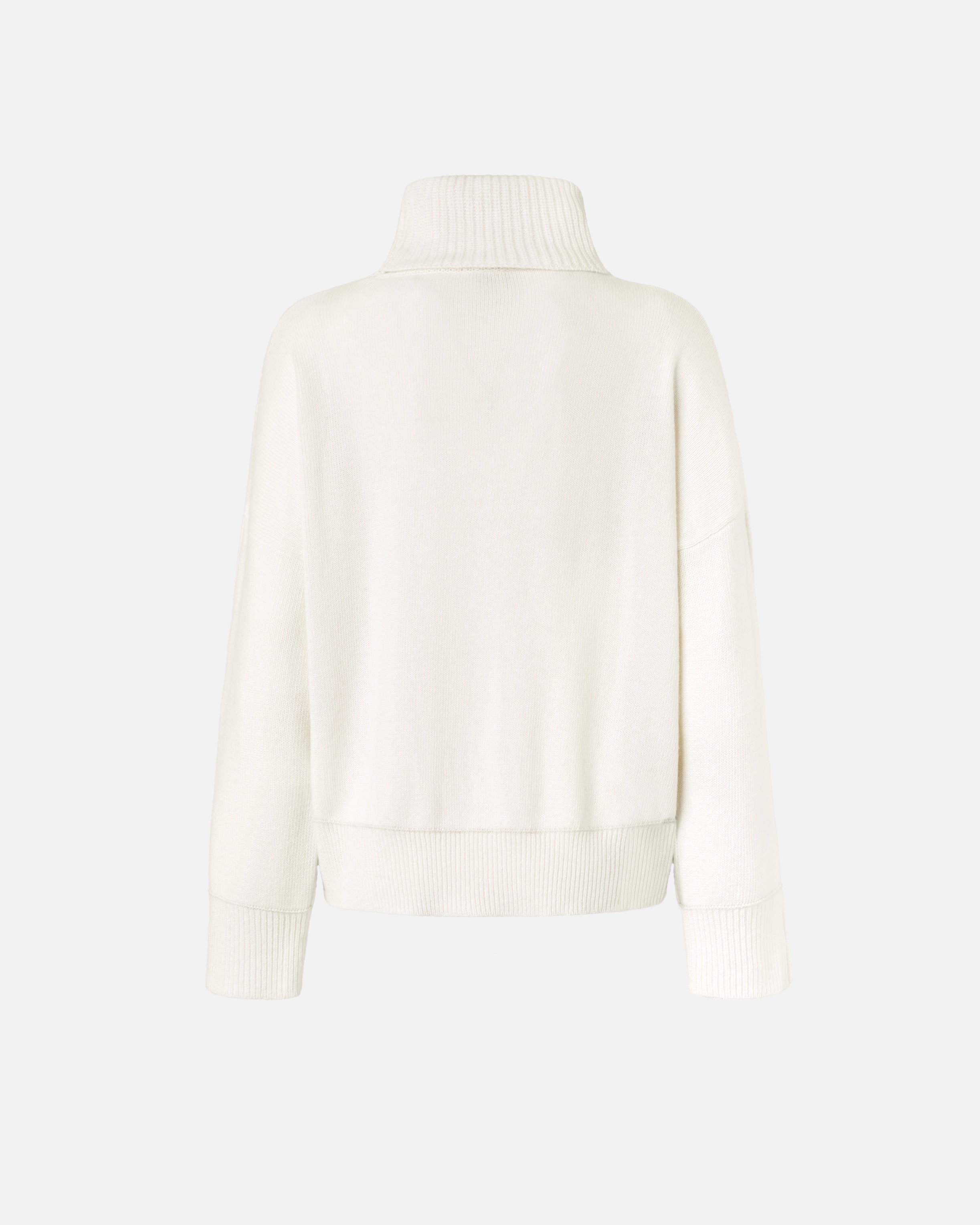 FINE WOOL AND CASHMERE TURTLENECK JUMPER - 6