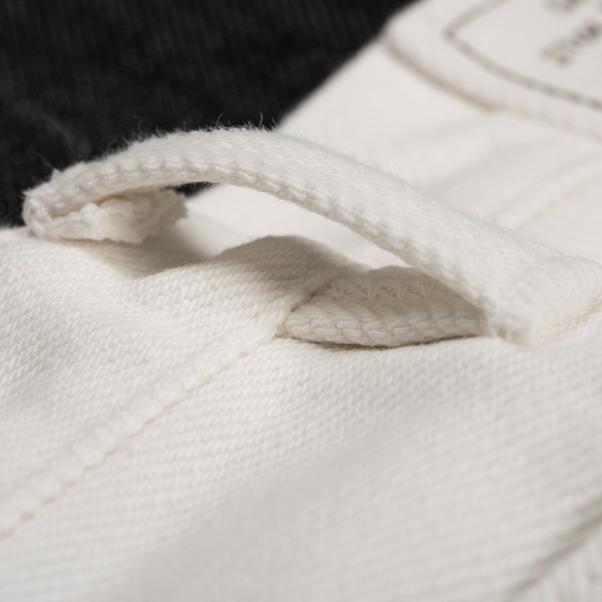 IH-634S-WH 21oz Selvedge Denim Straight Cut Jeans - White - 7