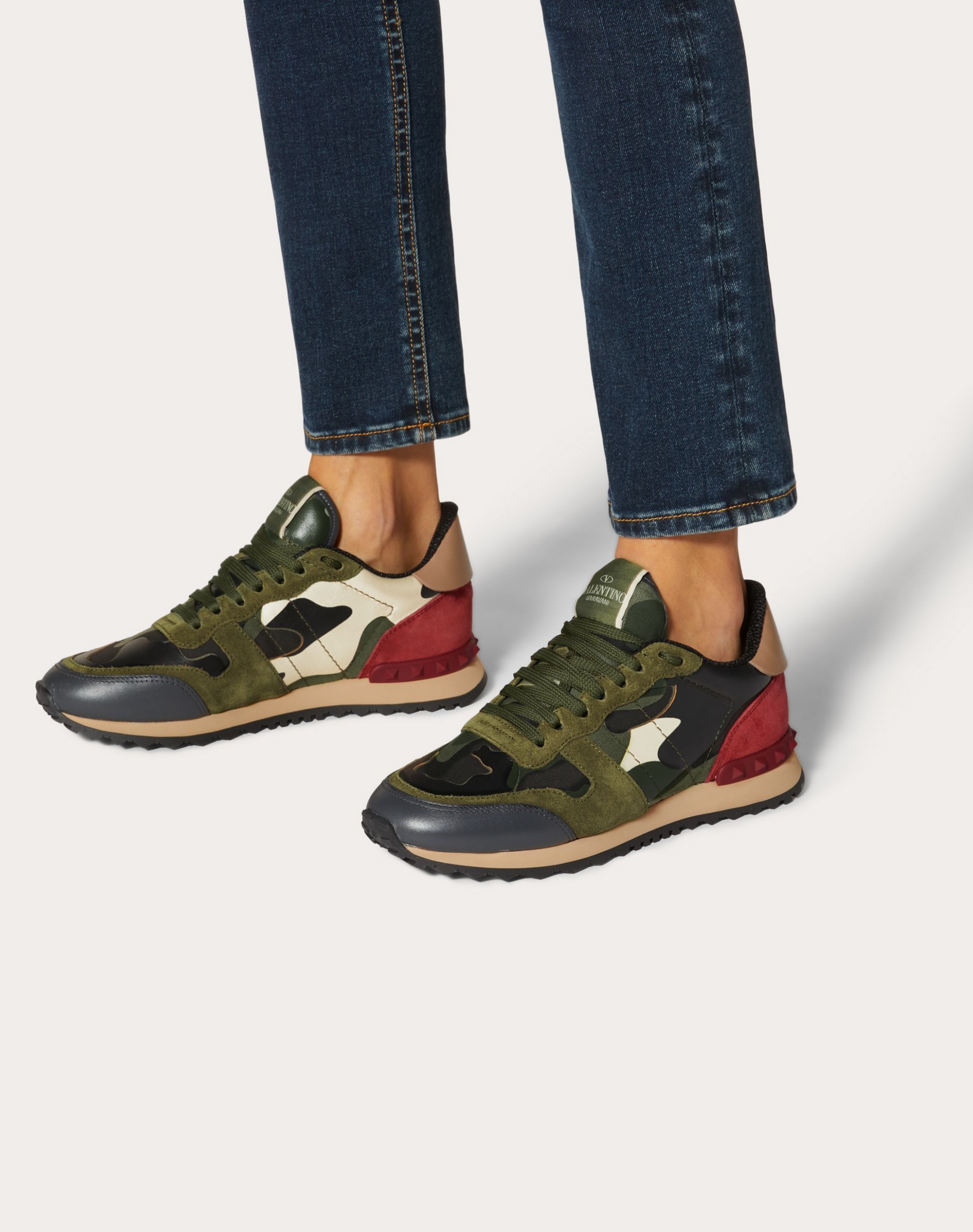 Metallic Details Camouflage Sneaker - 6