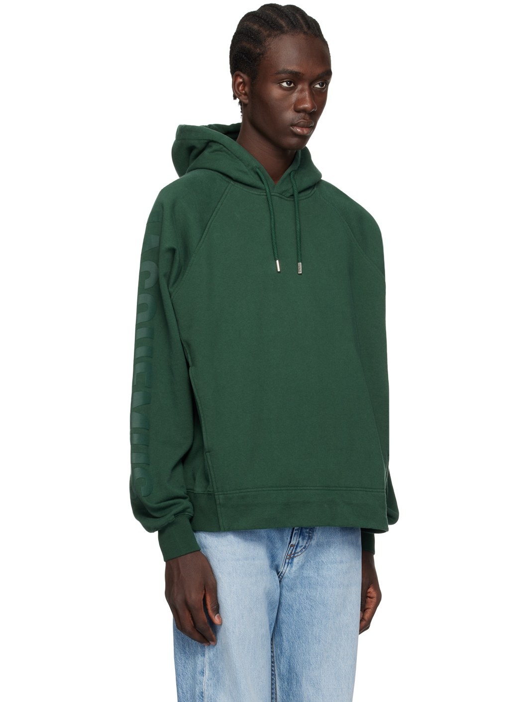 Green 'Le hoodie Typo' Hoodie - 2