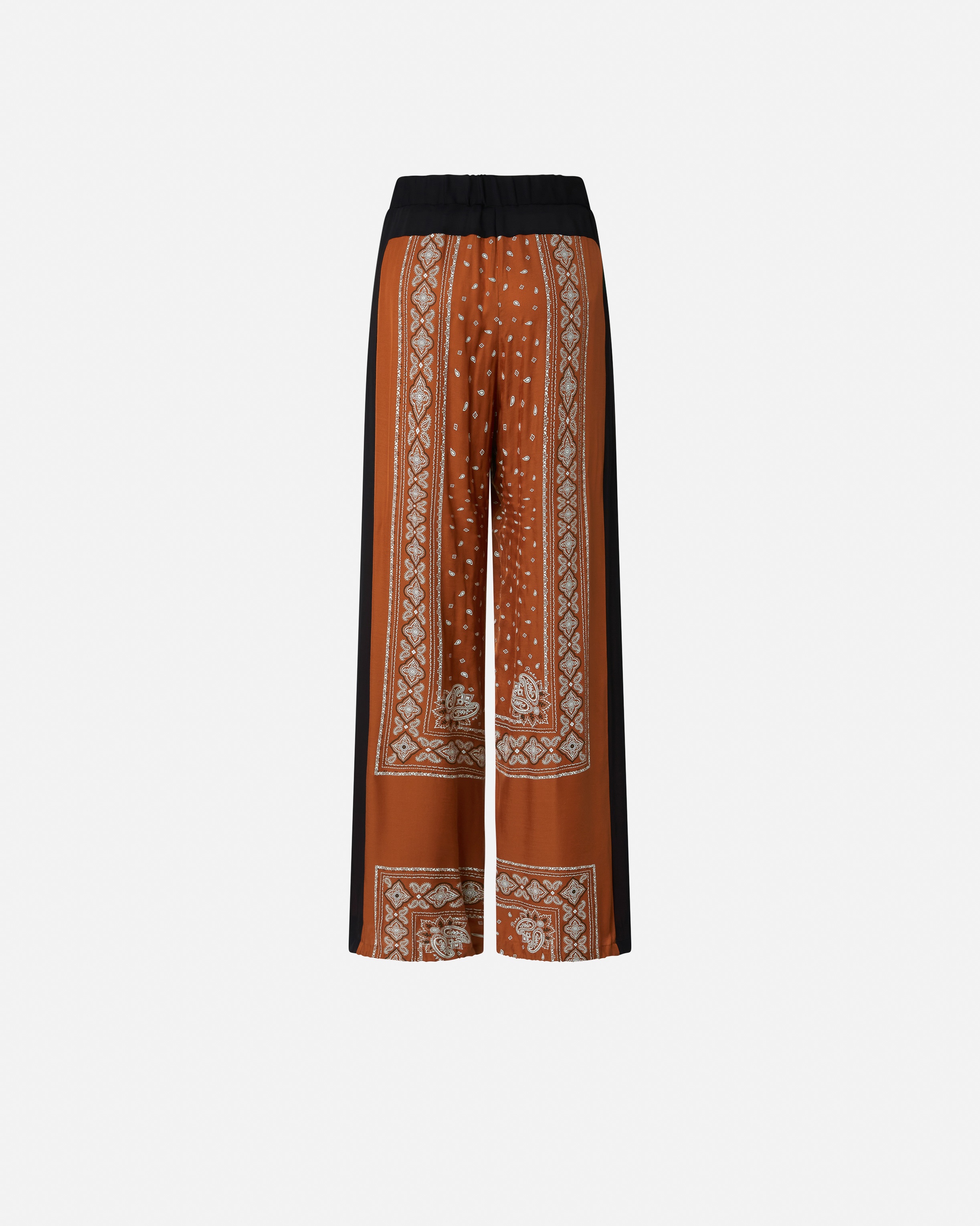 LOOSE LIGHT BANDANA PRINT TROUSERS - 6