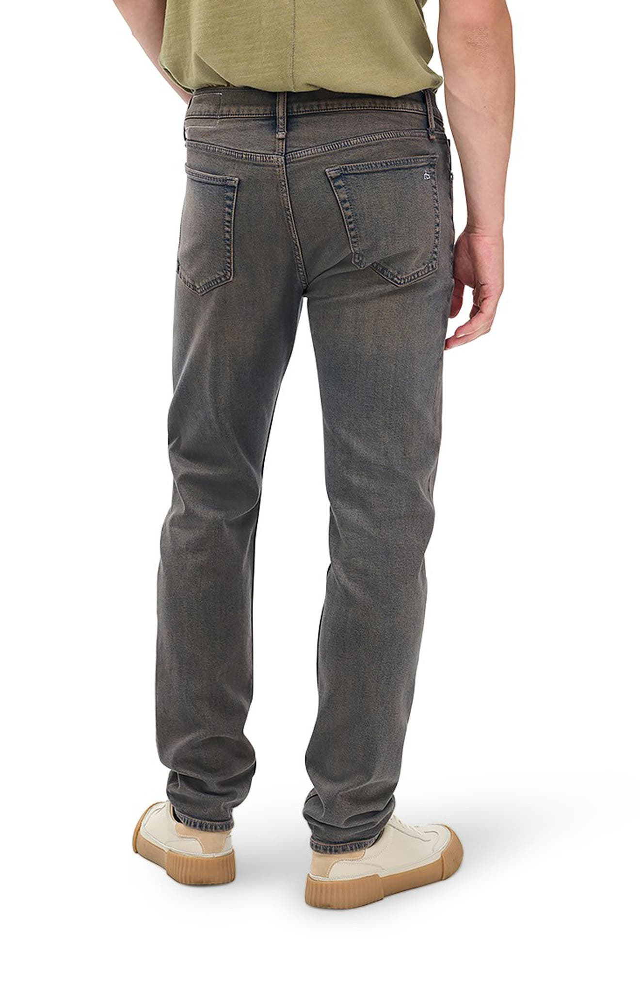 rag & bone Fit 2 Authentic Stretch Slim Fit Jeans in Ochre Blue at Nordstrom - 2