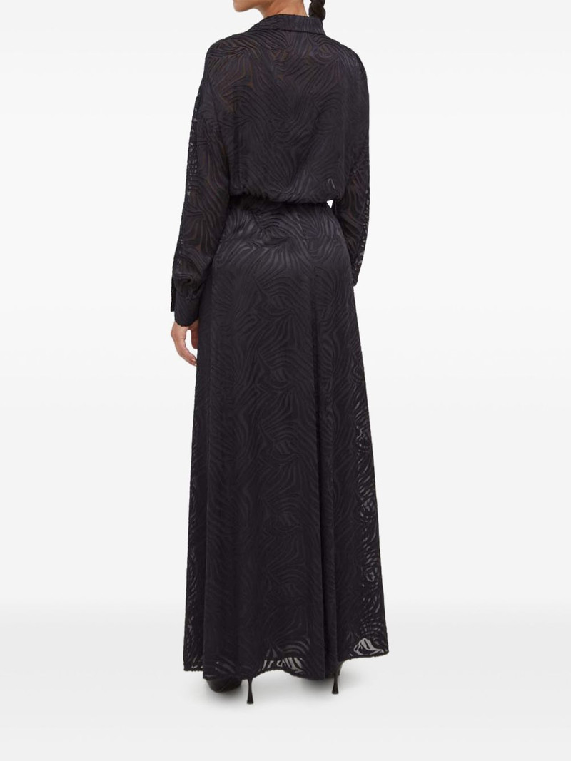 patterned wrap maxi dress 3