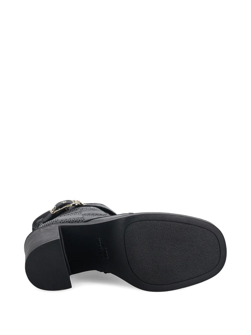 heart-buckle heeled boots 5