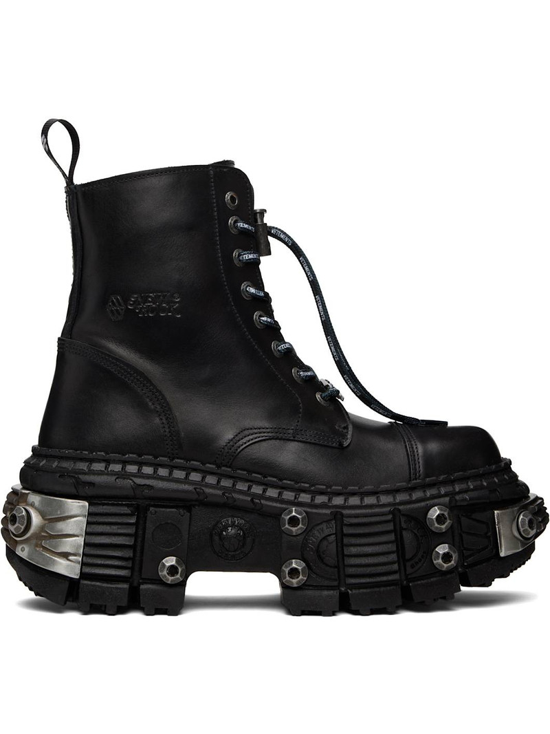 Black New Rock Edition Destroyer Boots 1