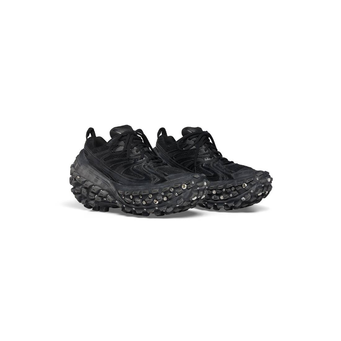 BALENCIAGA Men's Bouncer Screw Sneaker in Black | REVERSIBLE