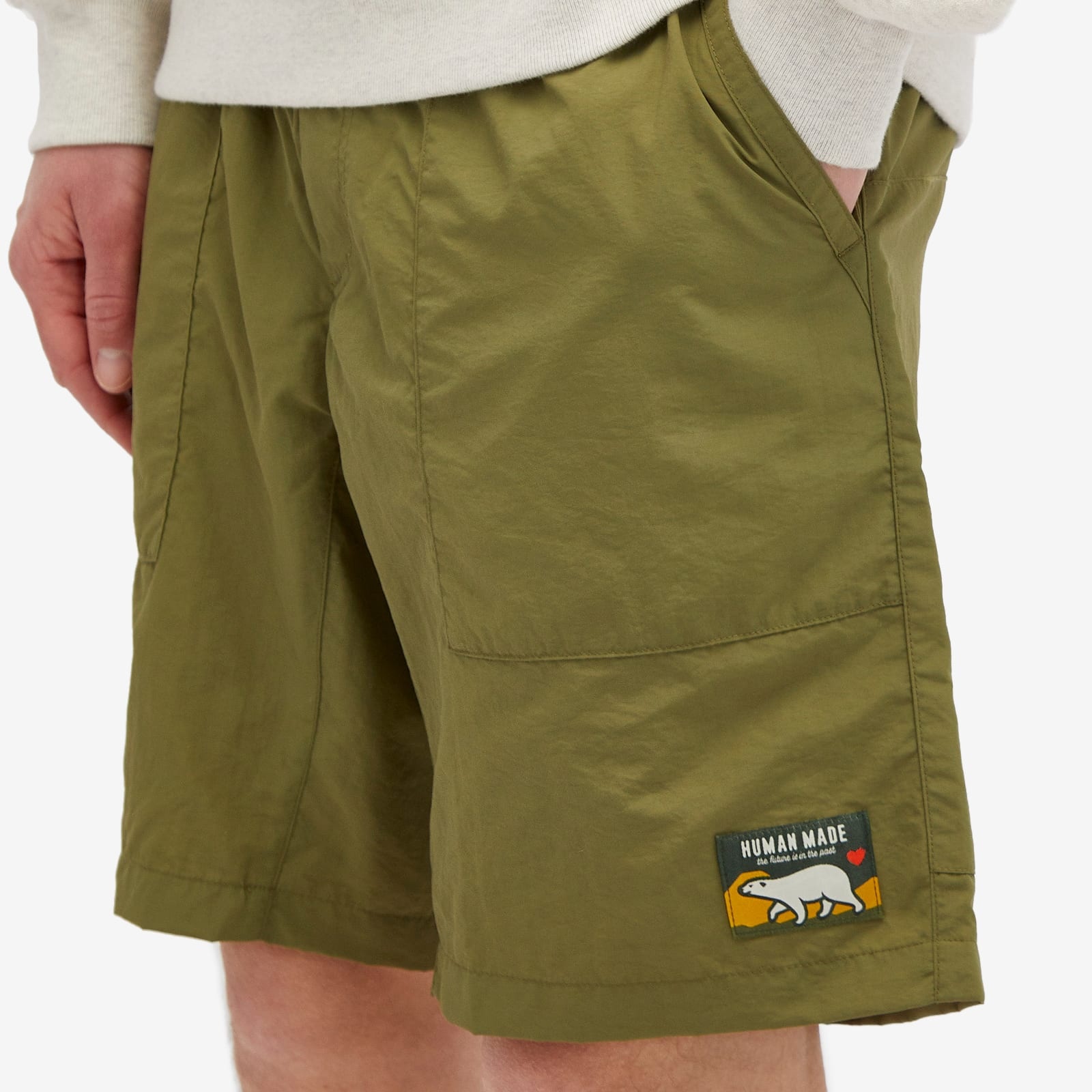 パンツ Human Made NYLON SHORTS GREEN M Human Made Human Made Nylon Shorts | REVERSIBLE