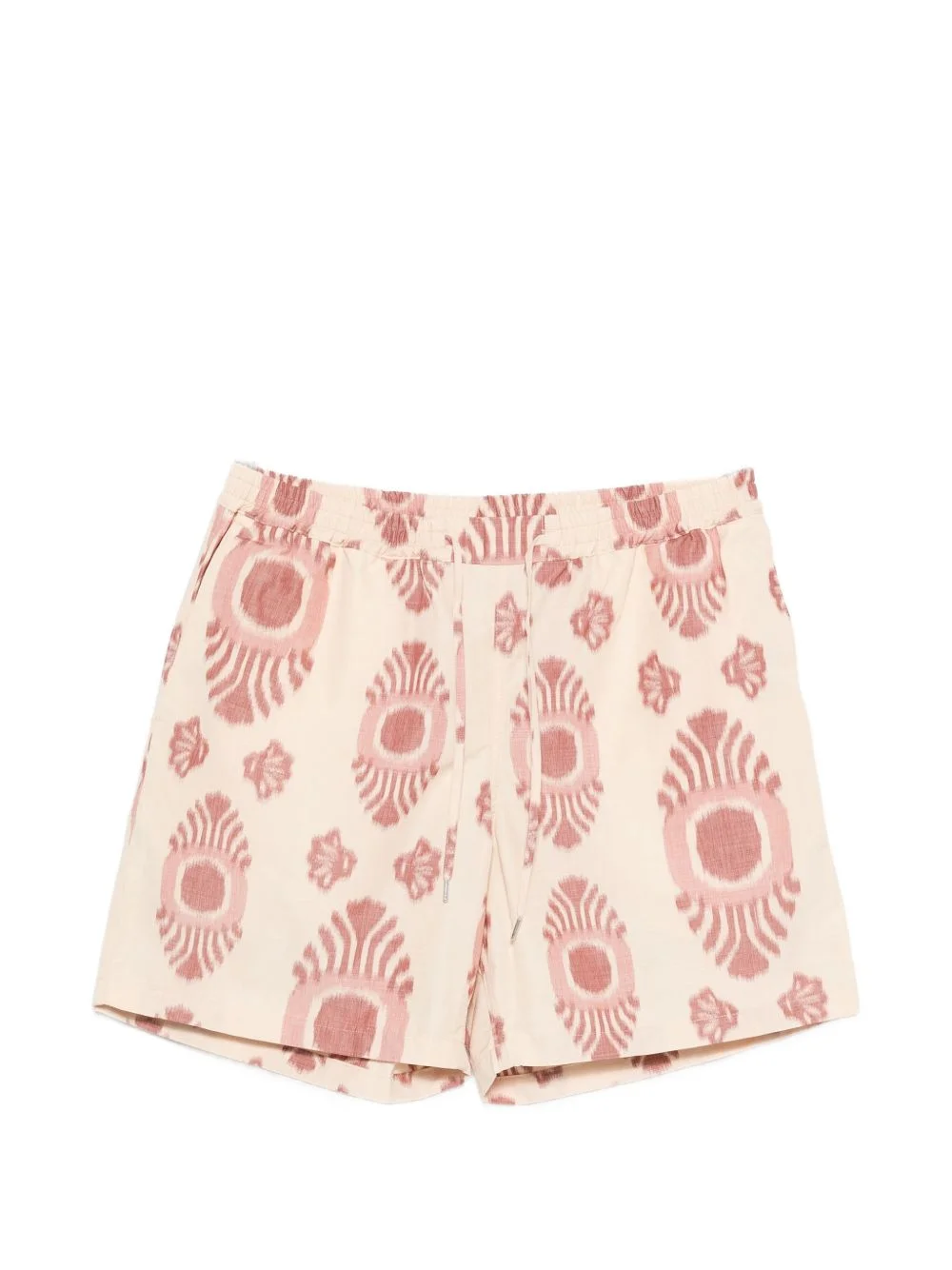 Volta patterned drawstring shorts - 1