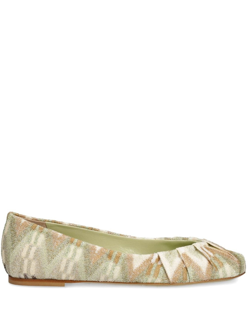 pleated-front ballerinas 1