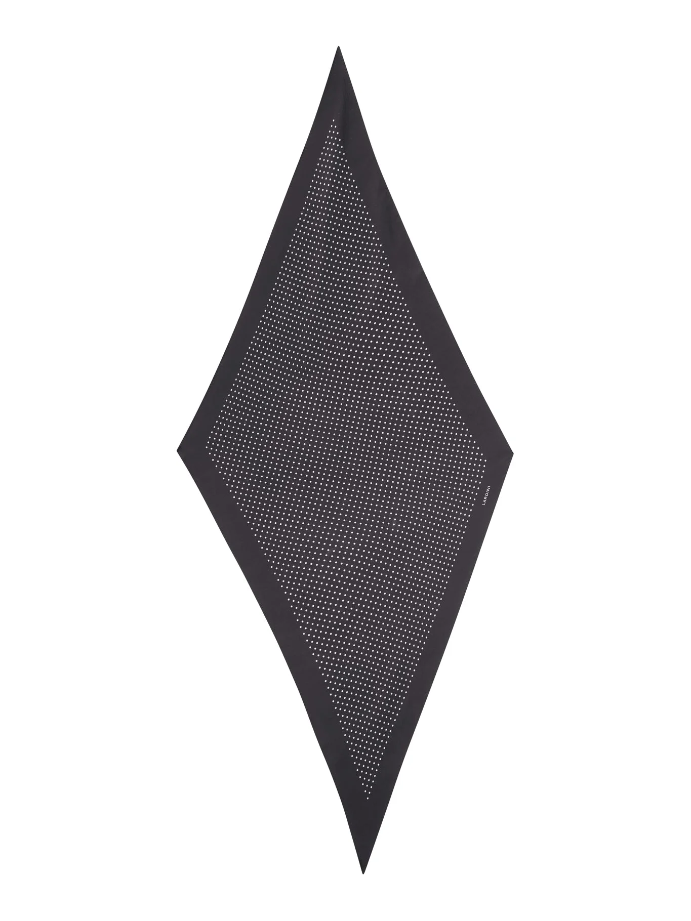 RHOMBUS SCARF WITH MICRO DOTS - 1