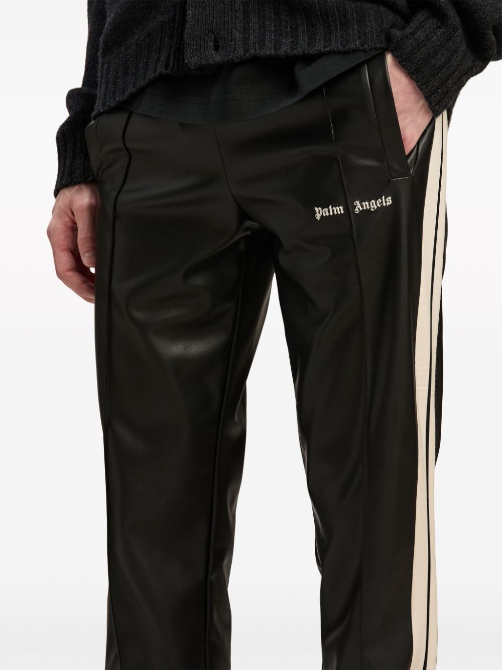 logo-embroidered straight-leg track pants - 6