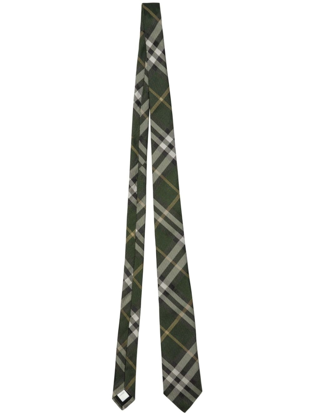 Nova check silk tie - 1