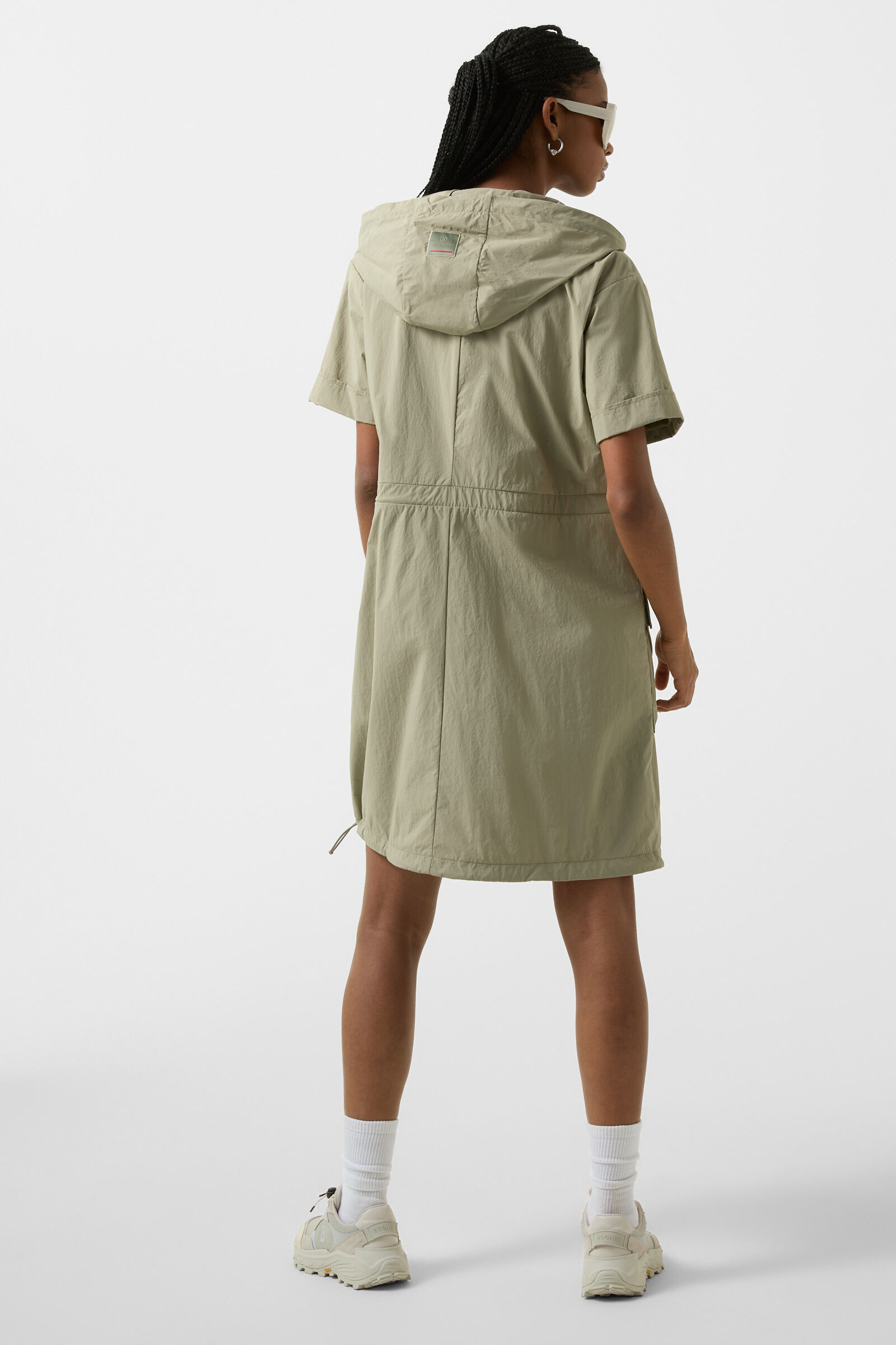 Ronny functional dress in Khaki - 3