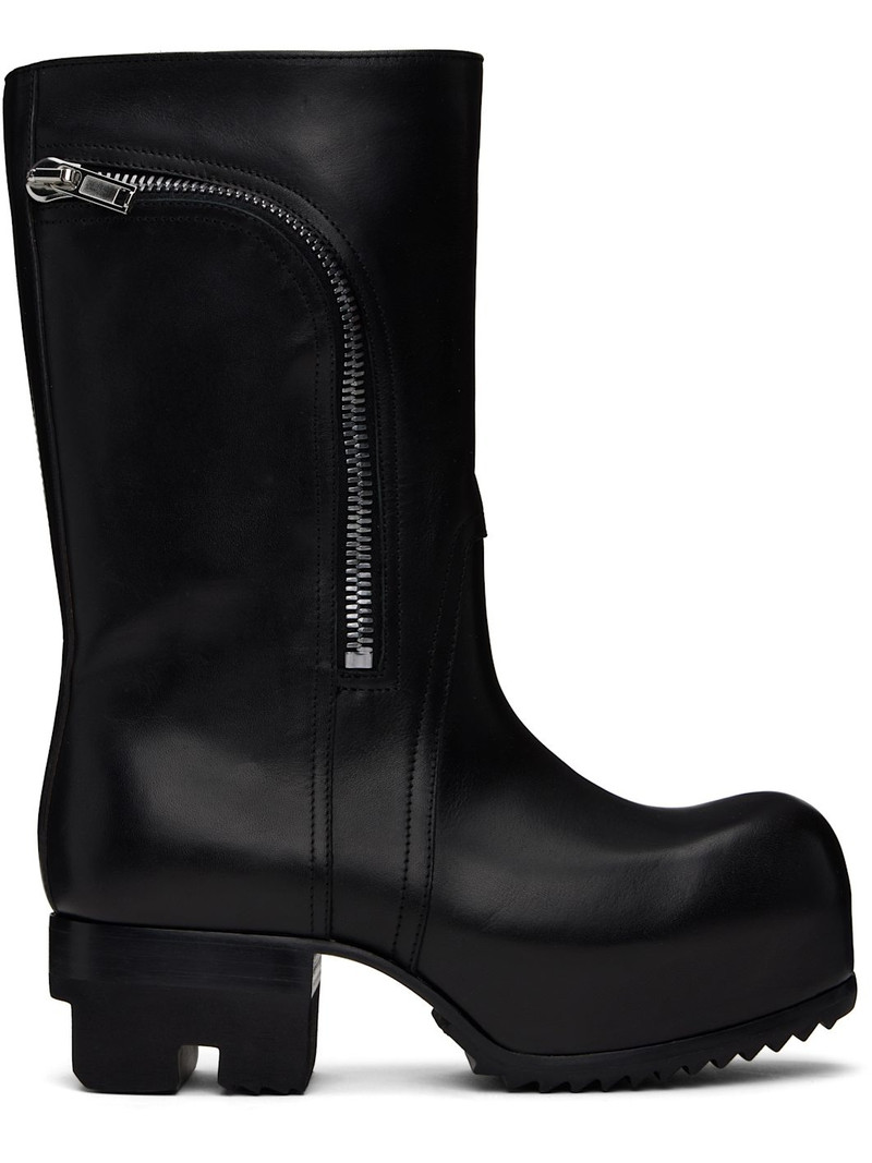 Black Hollywood Bauhaus Ballast Pull Boots 1