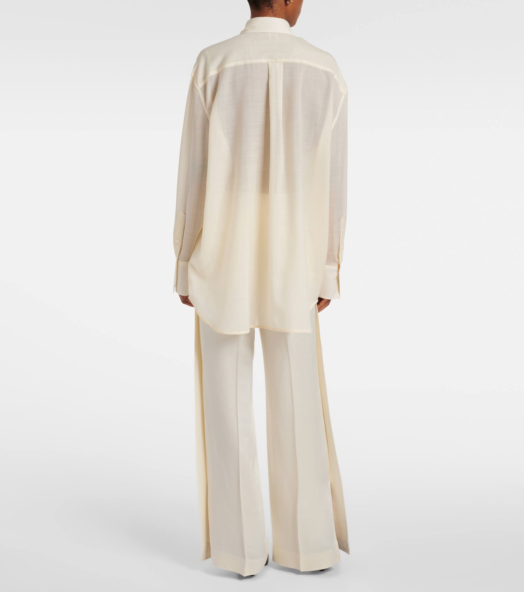 Sheer wool shirt - 3