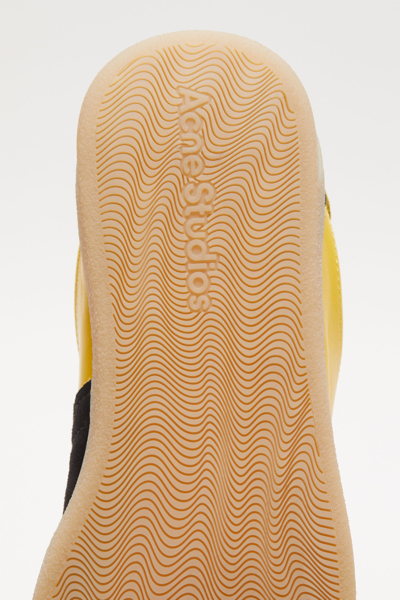 Lace-up sneakers - Yellow/black 6