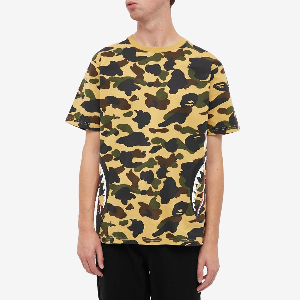 A Bathing Ape 1st Camo Side Shark Tee - 4