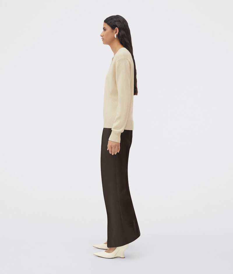 Bottega Veneta medium weight compact cashmere jumper outlook
