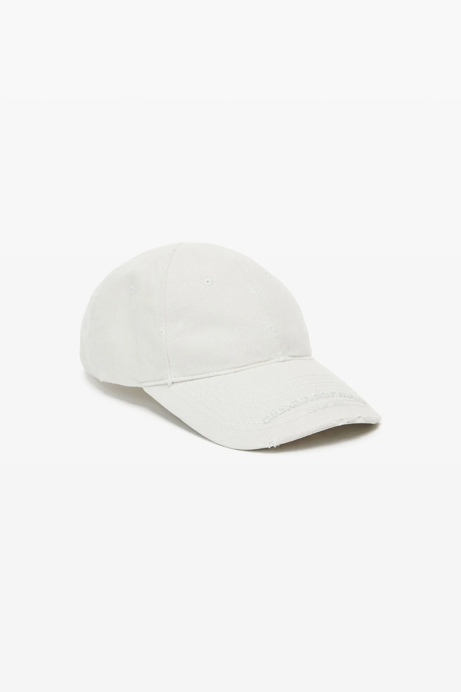 distressed baseball cap - 1