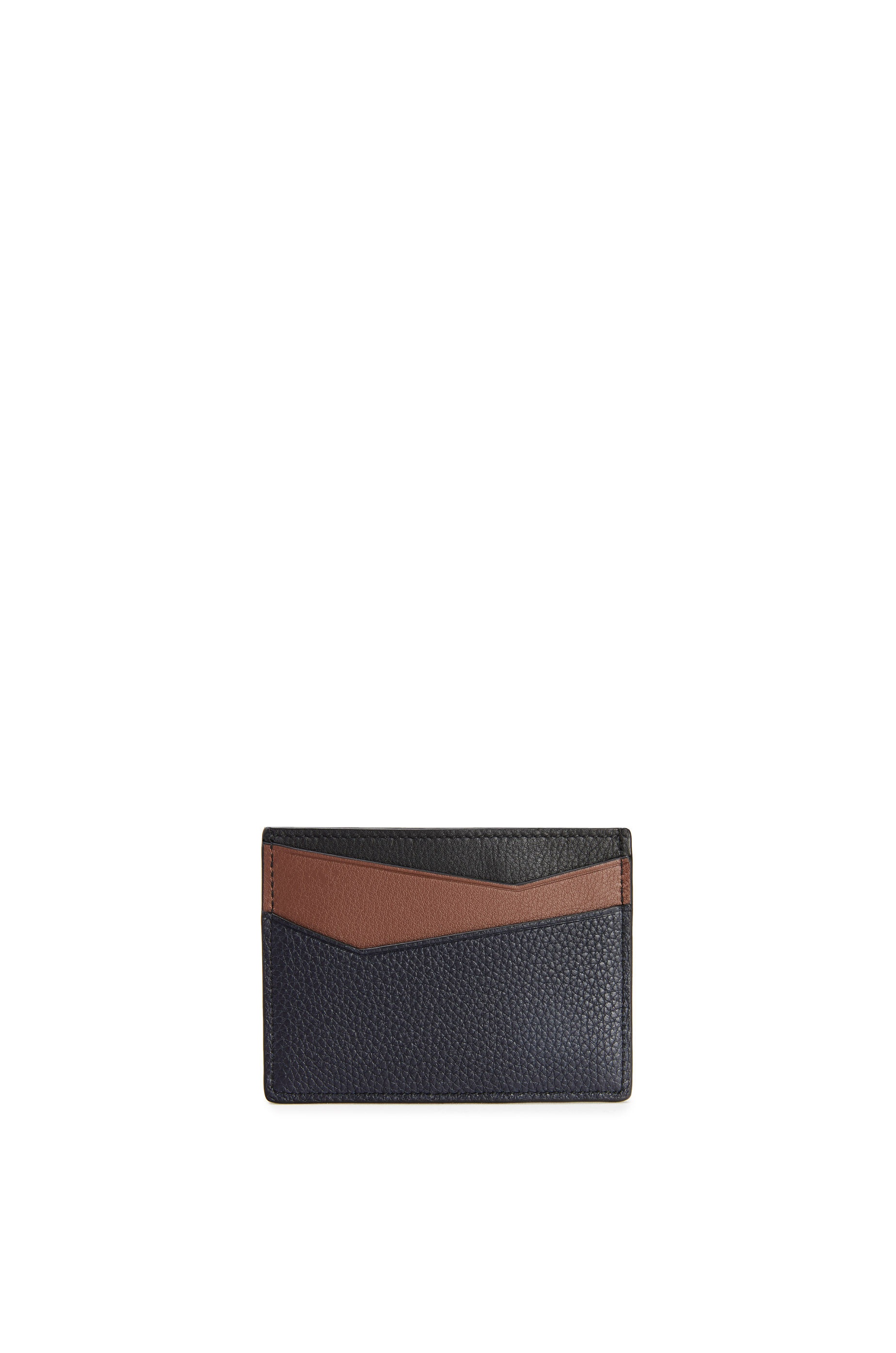 Puzzle plain cardholder in classic calfskin - 2