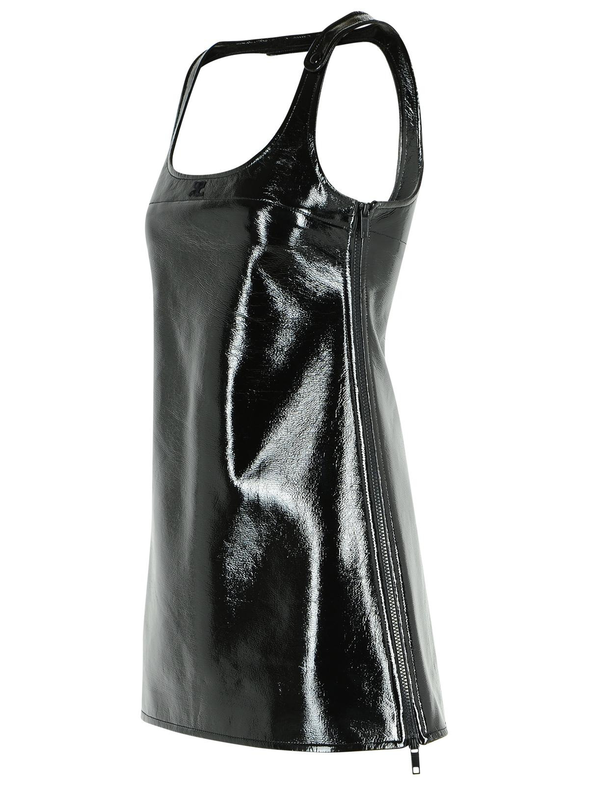 Courreges 'Reedition' Dress In Black Cotton Blend Women - 2