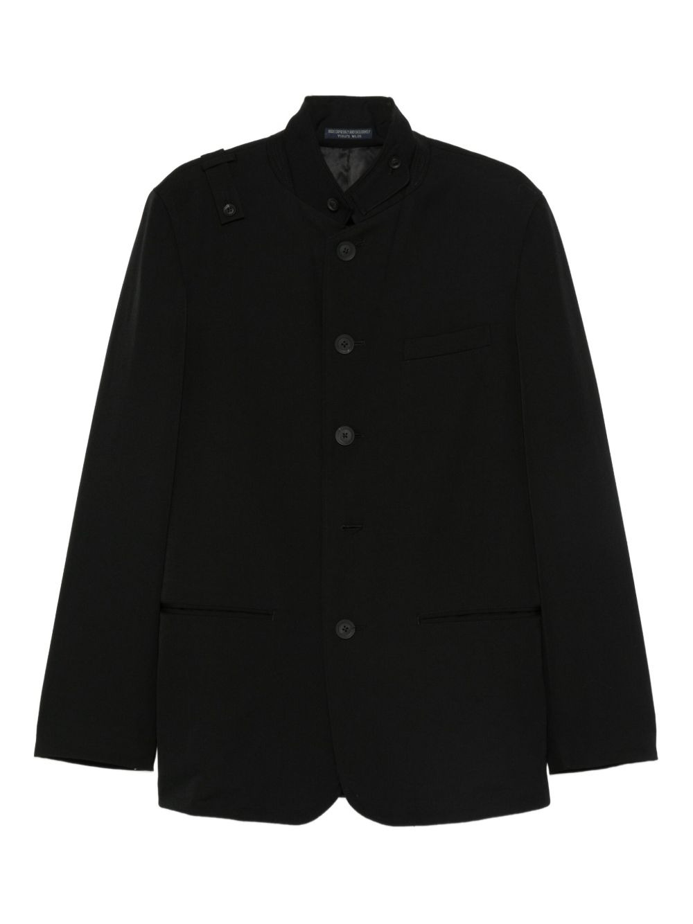 mandarin-collar buttoned jacket - 1