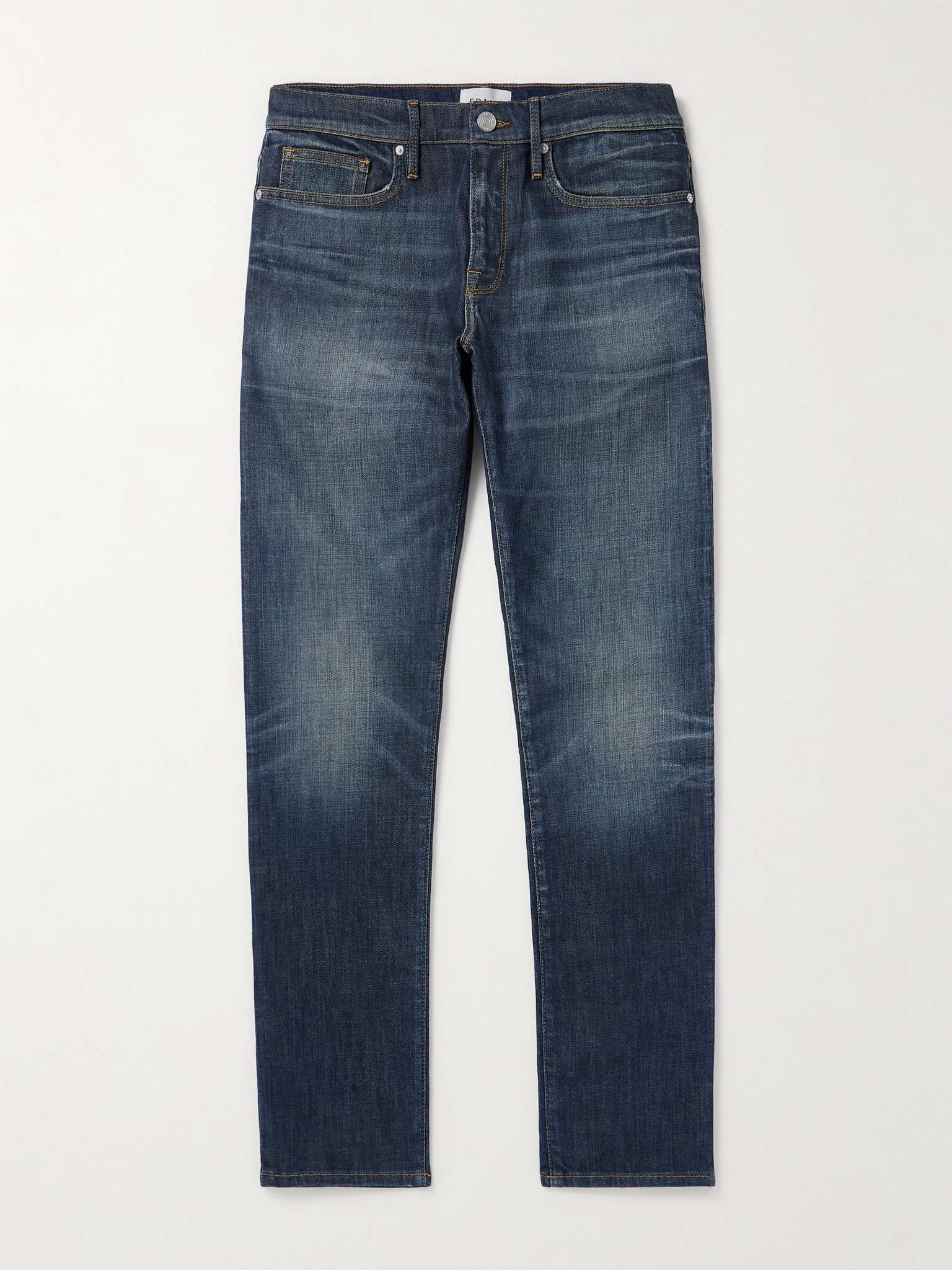 L'Homme Slim-Fit Dry Denim Jeans - 1