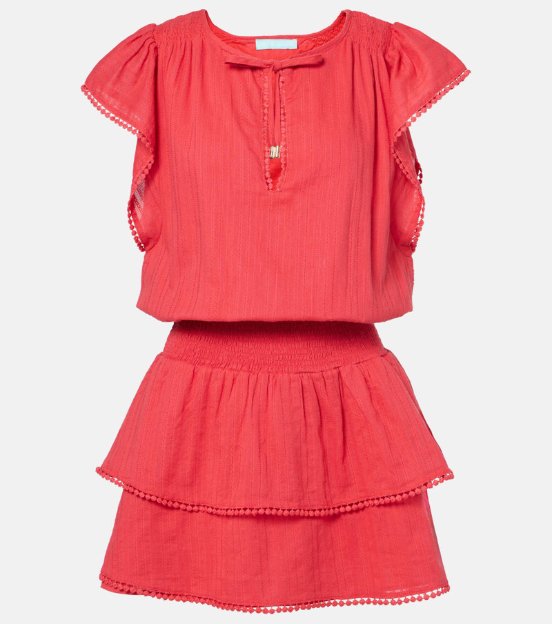 Keri tiered cotton minidress 1