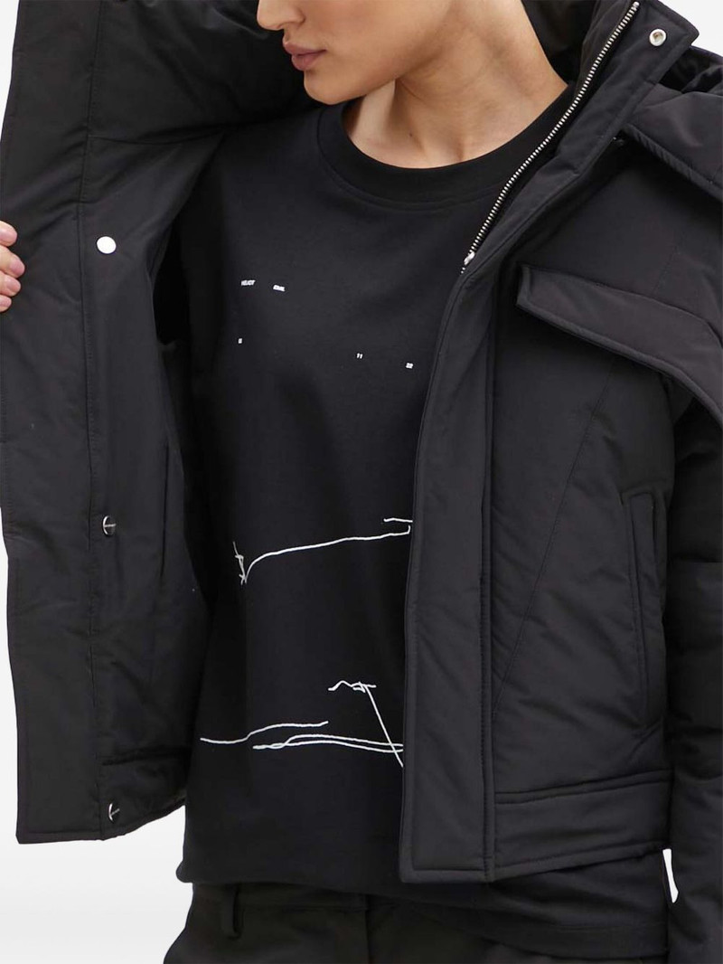 zip-fastening hooded jacket 5