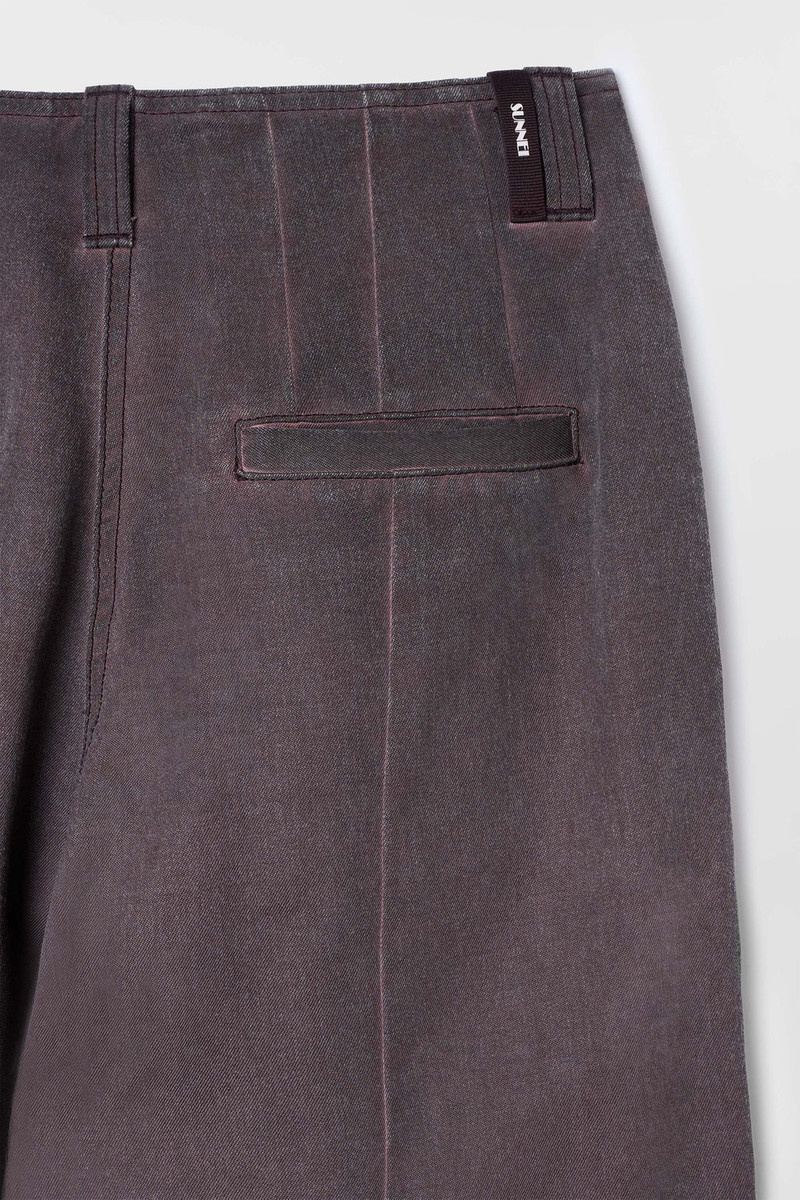 LOOSE FIT PANTS / plum 4