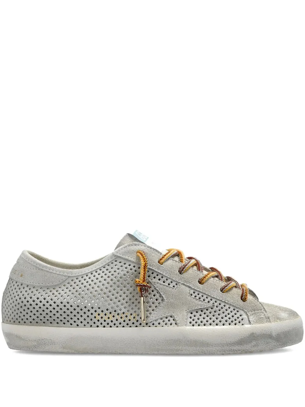 Super Star Perforated Quarter in Grey - 1