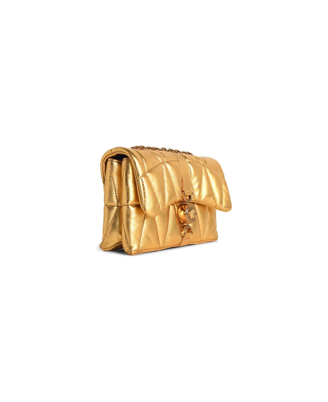 'kleio' Mini Bag In Gold Nappa Leather - 2