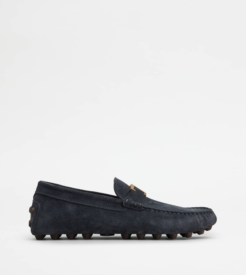 T TIMELESS GOMMINO BUBBLE IN SUEDE - BLUE, BROWN 1