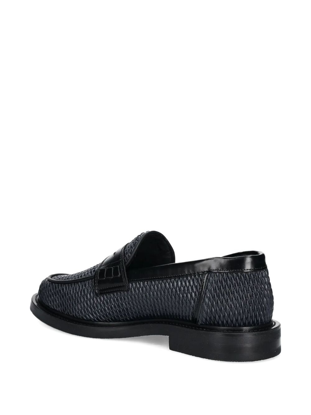 Reed woven penny loafers - 3