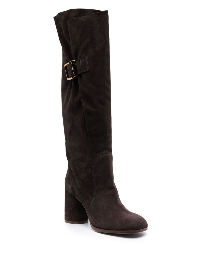 CASADEI Cleo Kate 85mm suede boots outlook