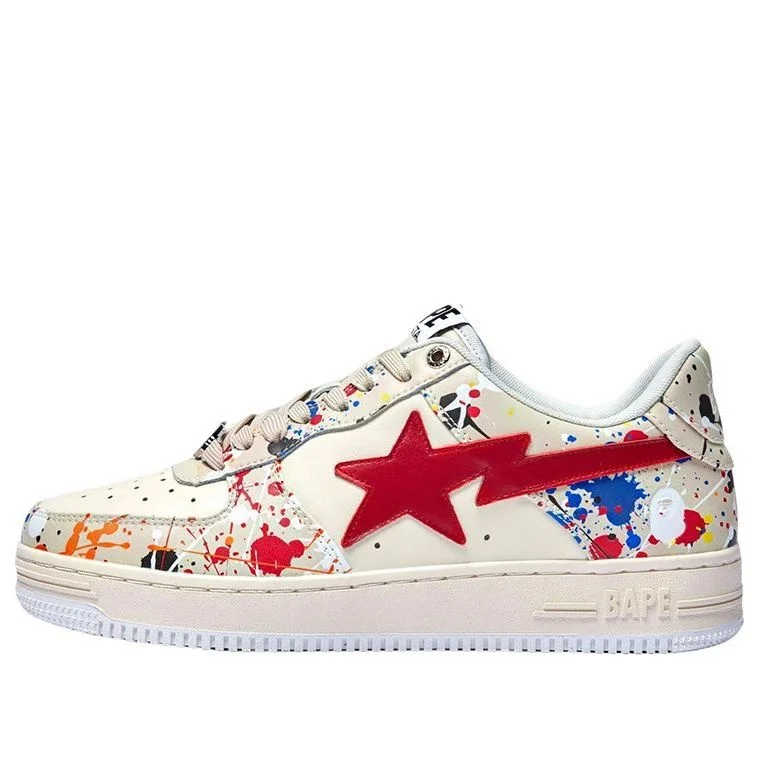 A BATHING APE Bape Sta 'Crean Splash' 1I20-191-009-RED - 1