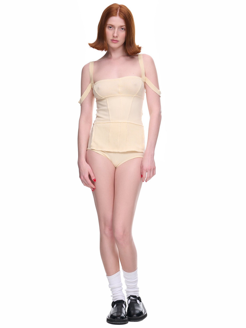 TALIA BYRE Rib Boy Shorts outlook