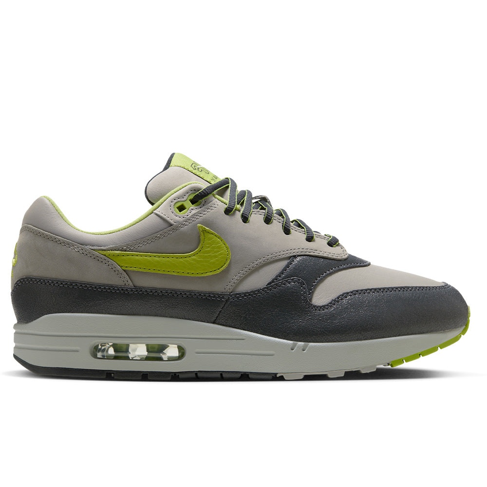 NIKE X HUF AIR MAX 1 'PEAR GREEN' - ANTHRACITE/PEAR/MEDIUM GREY/FLAT PEWTER - 1