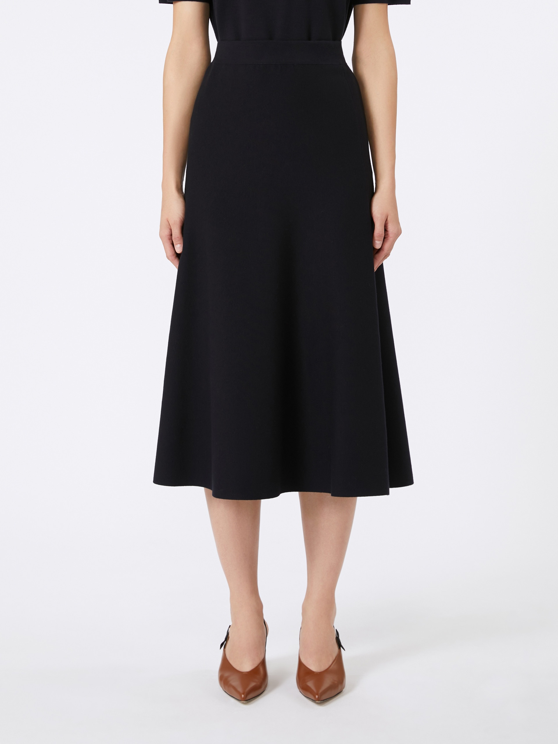 GIUSY Flared viscose skirt - 3
