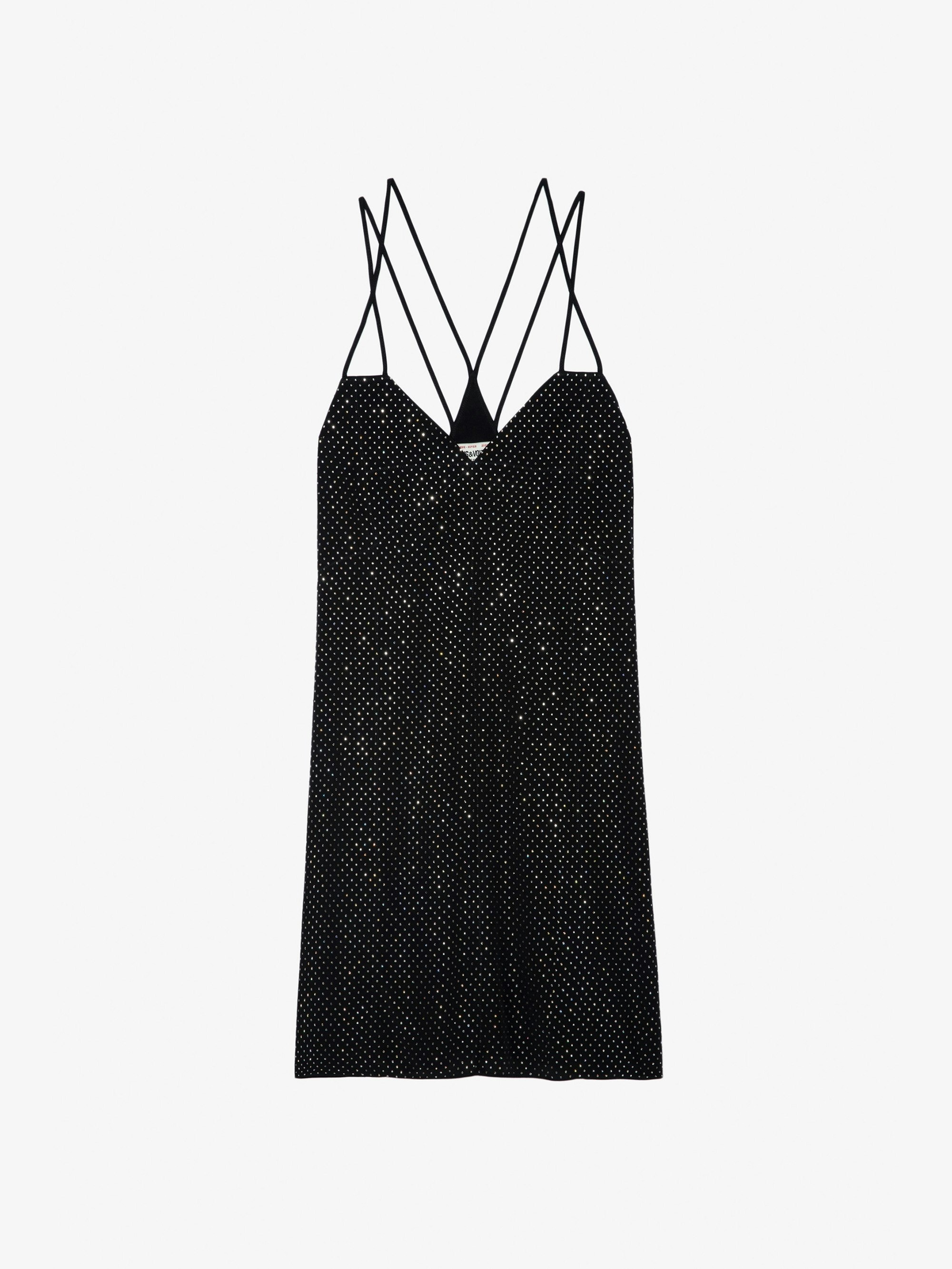 Rohana Diamanté Silk Dress - 1