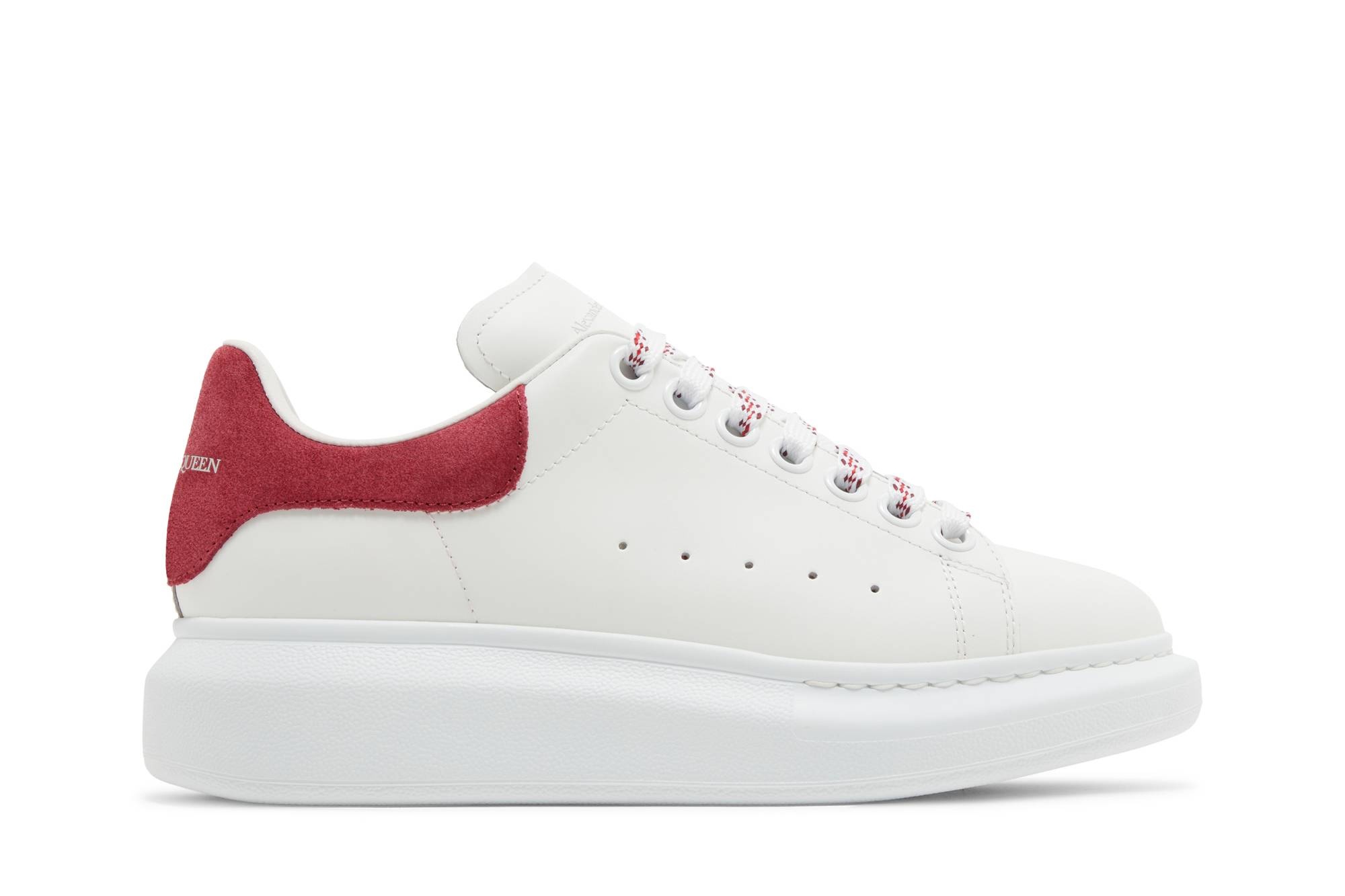 Alexander McQueen Wmns Oversized Sneaker 'White Cherry' - 1