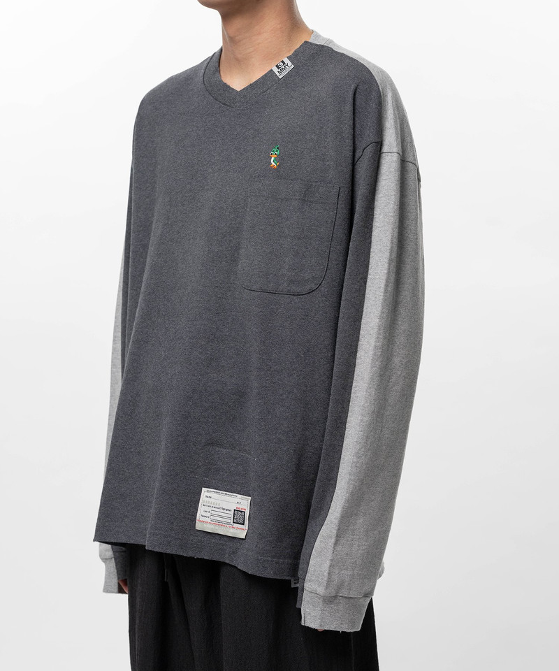 Front Back Combined Long Sleeve T-shirt 10