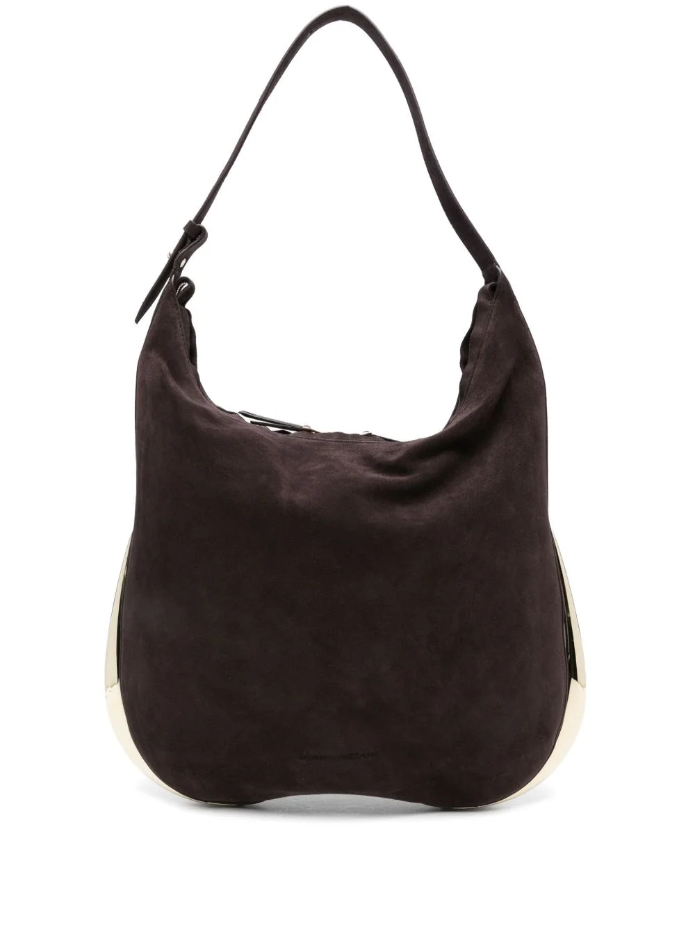suede shoulder bag - 1